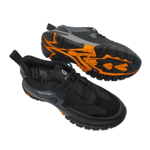 Zapatillas deportivas negras a prueba de golpes Industria masculina & Zapatos de trabajo de construcción Zapatos de seguridad con punta de acero