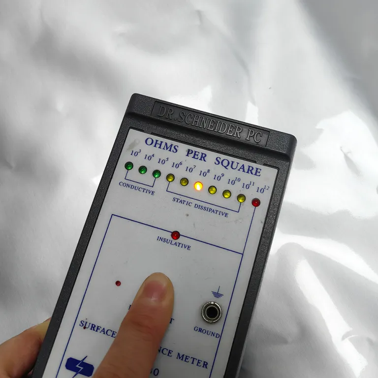 Bolsas de papel de aluminio de boca plana ESD de 60*60 cm, bolsa protectora de embalaje antiestático impermeable termosellada - Image 4