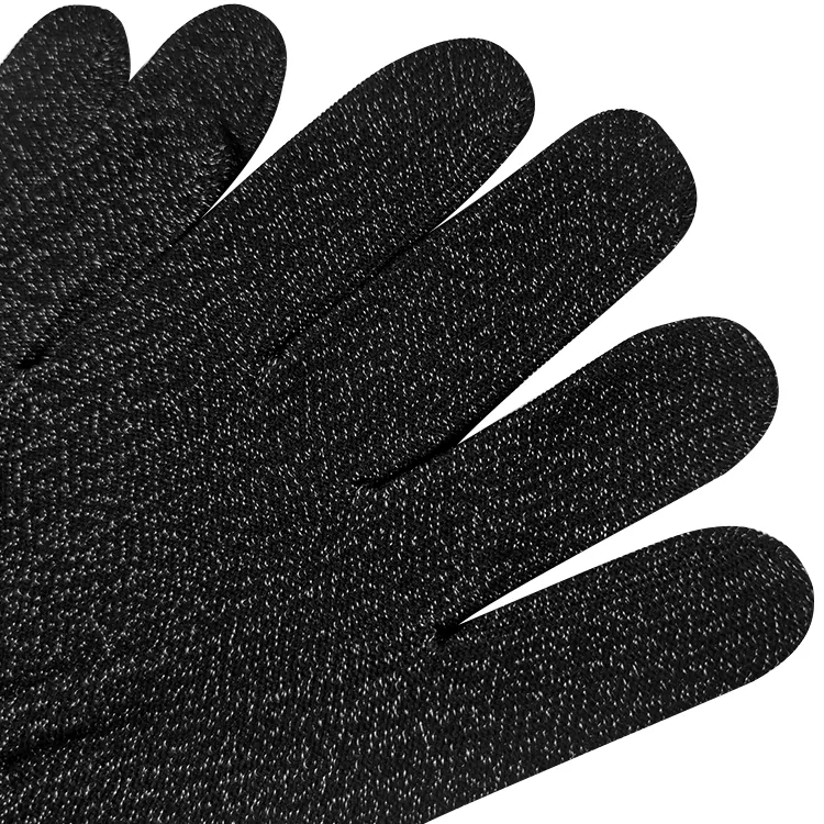 Guantes de masaje de electrodos de terapia física TENS / EMS de fibra de plata conductiva con guantes de masaje de electrodos de electroterapia de muñeca - Image 4