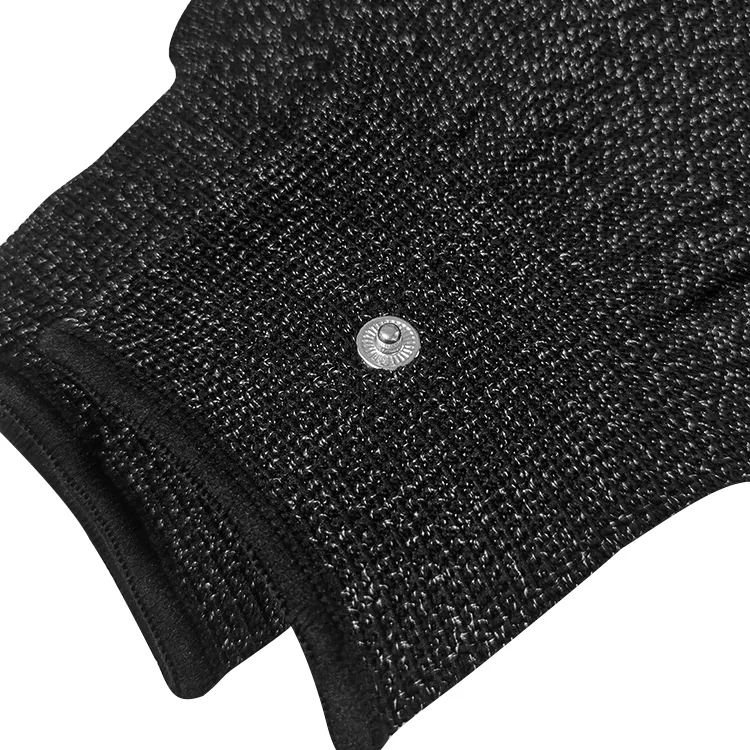 Guantes de masaje de electrodos de terapia física TENS / EMS de fibra de plata conductiva con guantes de masaje de electrodos de electroterapia de muñeca - Image 3