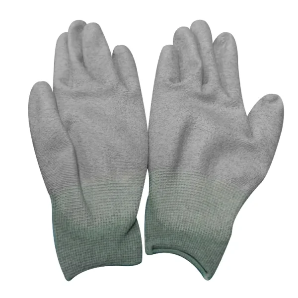 Guantes recubiertos antiestáticos ESD de seguridad de palma de PU de carbono de venta caliente para guantes recubiertos de PU industriales - Image 6