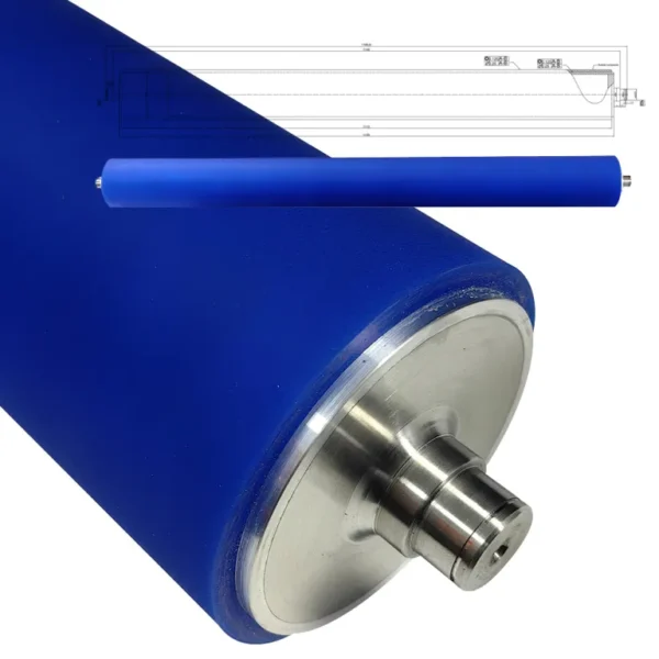 Rodillo adhesivo de silicona para eliminar el polvo, PCB de limpieza lavable industrial reutilizable reemplazable para máquina de limpieza