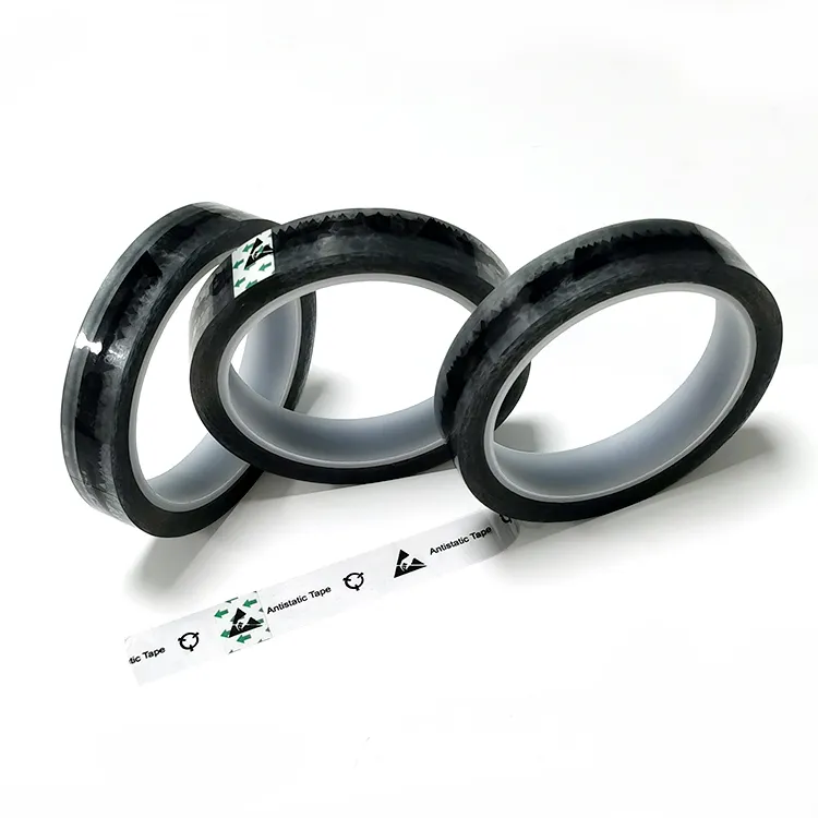 Cinta antiestática ESD de color transparente negro de buena venta para cinta ESD de la industria de embalaje - Image 5