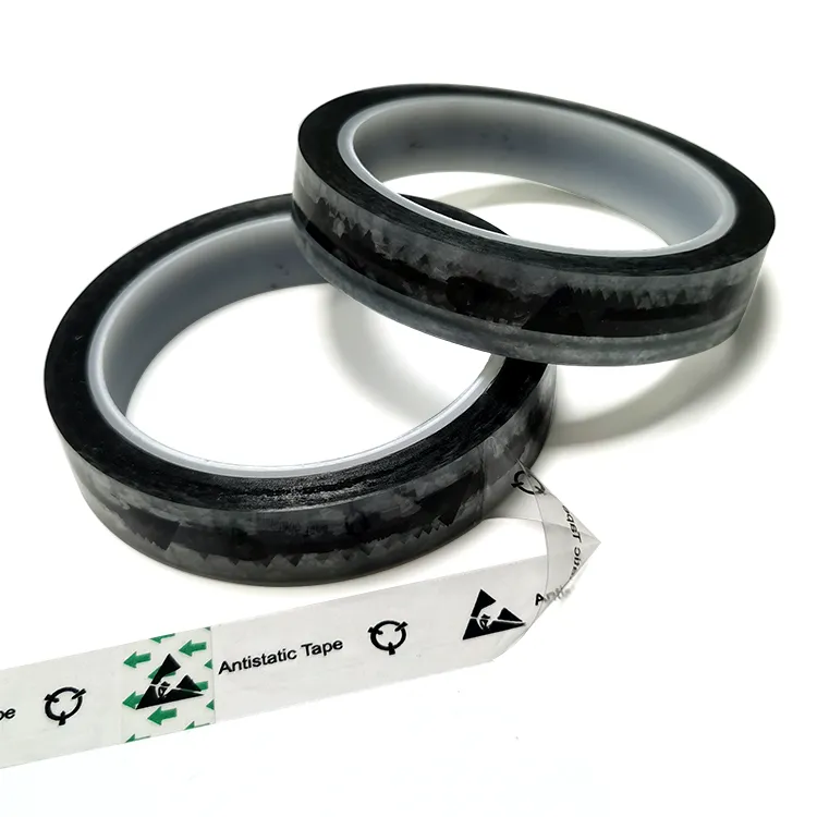 Cinta antiestática ESD de color transparente negro de buena venta para cinta ESD de la industria de embalaje - Image 2