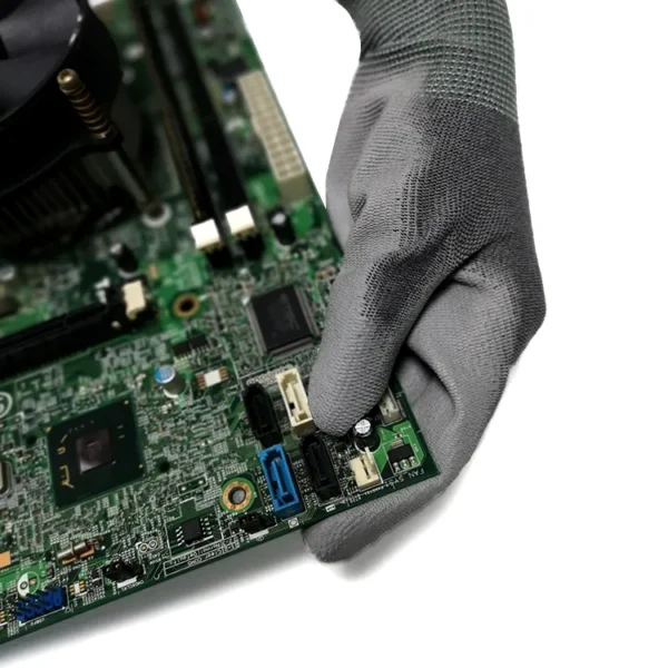 Guantes ESD antiestáticos resistentes a la corrosión de venta caliente para guantes industriales recubiertos de PU - Image 2