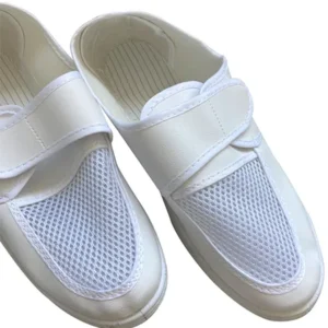 Zapatos de malla ESD antiestáticos para salas limpias de alta calidad y bajo precio para talleres ESD PU/PVC Sole Shoes