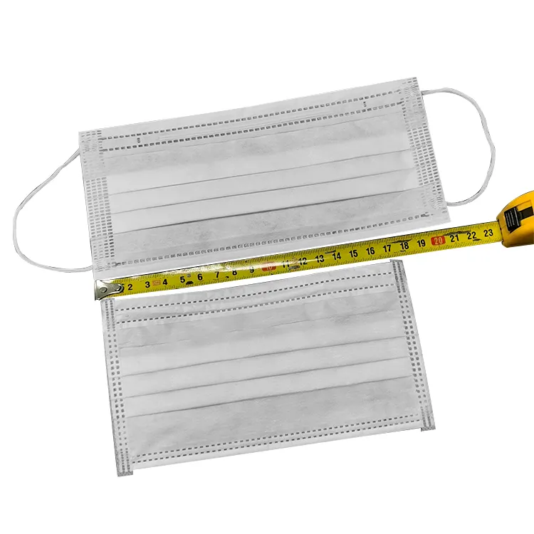 mascarilla disponible no tejida del carbón activado de 3 capas del recinto limpio de los 21*9.5cm - Image 3