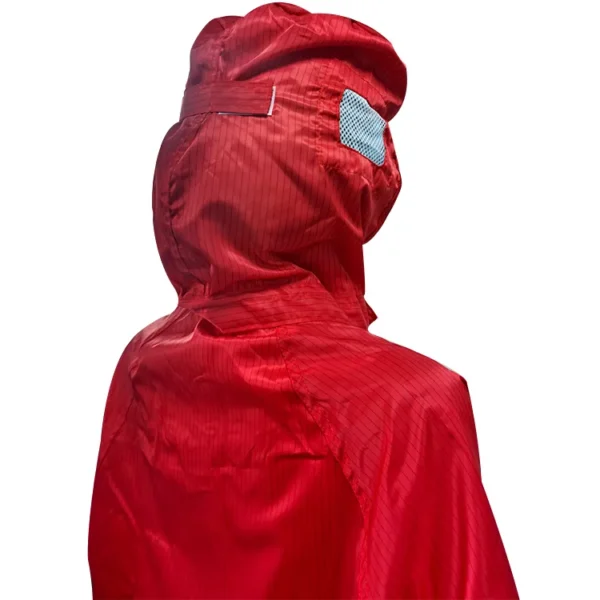 Ropa de trabajo antiestática ESD antiaceite con rayas de alta conductividad para overol de sala limpia - Image 5