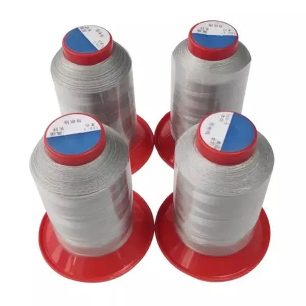 Hilo de coser antiestático ESD conductor gris para prendas de tela ESD Hilo de coser conductor ESD - Image 2