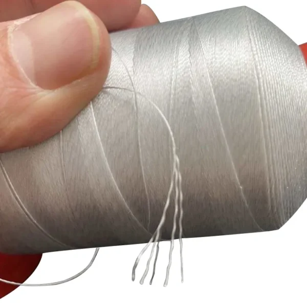 Hilo de coser antiestático ESD conductor gris para prendas de tela ESD Hilo de coser conductor ESD - Image 5