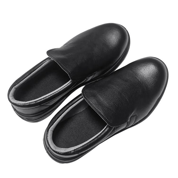 Material de cuero superior de excelente calidad PU Inyección de doble densidad ESD Mam Zapato de mujer con punta de acero Zapatos de seguridad ESD - Image 4