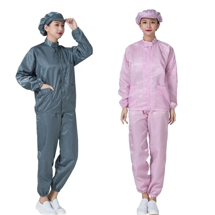 Overol antiestático ESD lavable sin polvo para laboratorio de sala limpia Overol de traje de trabajo dividido - Image 5