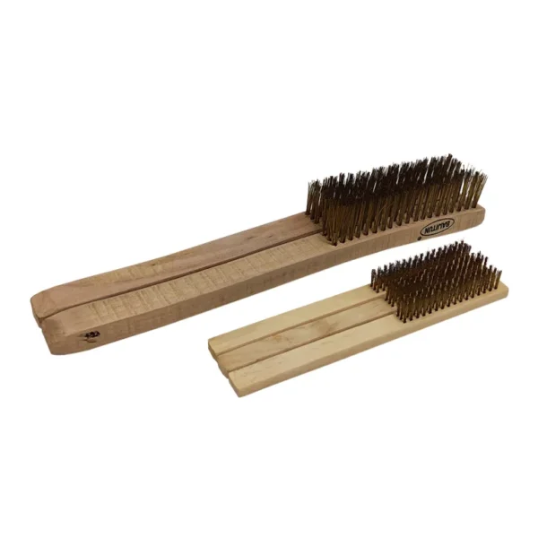 Cepillo de acero chapado en cobre de 205 cm, cepillo de alambre de acero para limpieza de componentes electrónicos, cepillo chapado en acero de cobre - Image 3