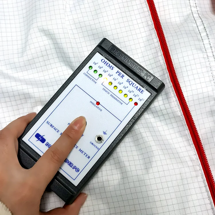 Overol de trabajo de seguridad antiestático con abrigos ESD de alta calidad para overol de protección para salas limpias - Image 2