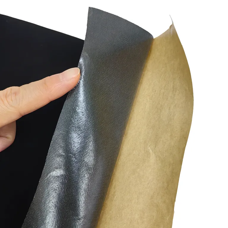 Tela de seda rayada antiestática ESD adhesiva 100D Tela antiestática de malla de poliéster autoadhesiva - Image 3
