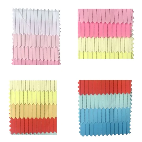 Overol antiestático ESD para salas limpias y tela protectora 60 pulgadas de ancho 99% poliéster 1% fibra de carbono - Image 2