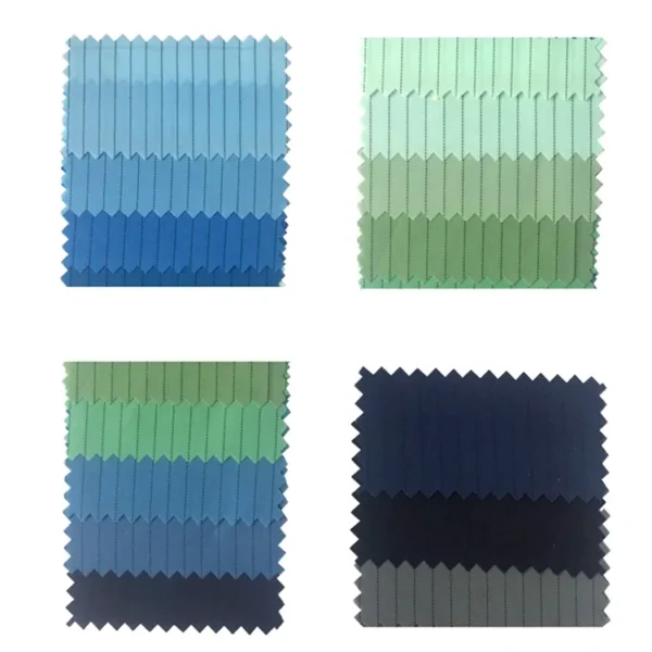 Overol antiestático ESD para salas limpias y tela protectora 60 pulgadas de ancho 99% poliéster 1% fibra de carbono - Image 6