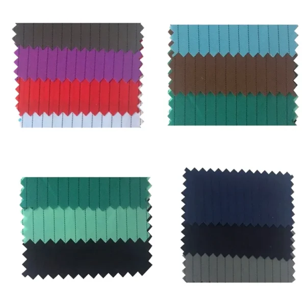 Overol antiestático ESD para salas limpias y tela protectora 60 pulgadas de ancho 99% poliéster 1% fibra de carbono - Image 5