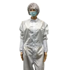 Overol de laboratorio de sala limpia de venta abierta de fábrica Ropa libre de polvo ESD con cinta mágica y puño elástico Ropa ESD
